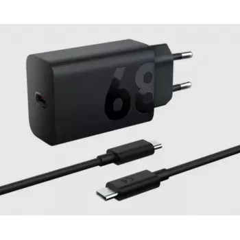 Cargador de interior Lenovo ZG38C05739, 68 W, USB-C PD, 1 puerto, negro, alimentación por red