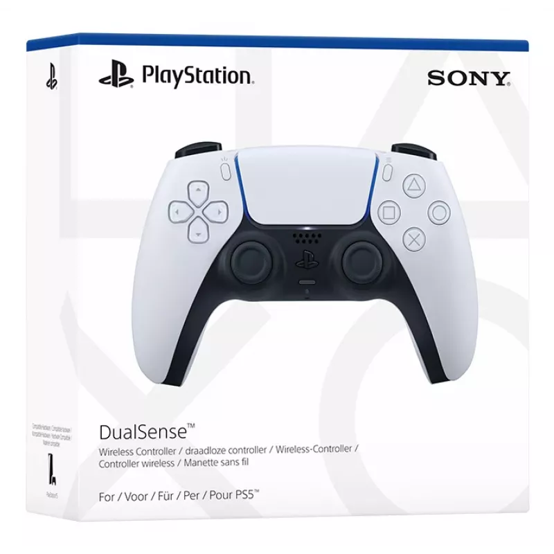 Mando Sony DualSense Wireless Controller V2 – PlayStation 5, Bluetooth/USB, USB-C, batería integrada, blanco