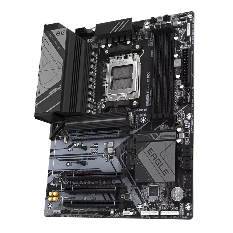 Gigabyte B650 EAGLE AX placa base, ATX, AMD B650, Socket AM5, DDR5, 4x DIMM, hasta 256 GB, 3x M.2 (1x PCIe 5.0), Wi-Fi 6E, Bluetooth