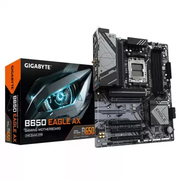 Placa base GIGABYTE B650 EAGLE AX ATX, chipset AMD B650, socket AM5, DDR5, 4x DIMM, 256GB, Wi‑Fi 6E, Bluetooth 5.3