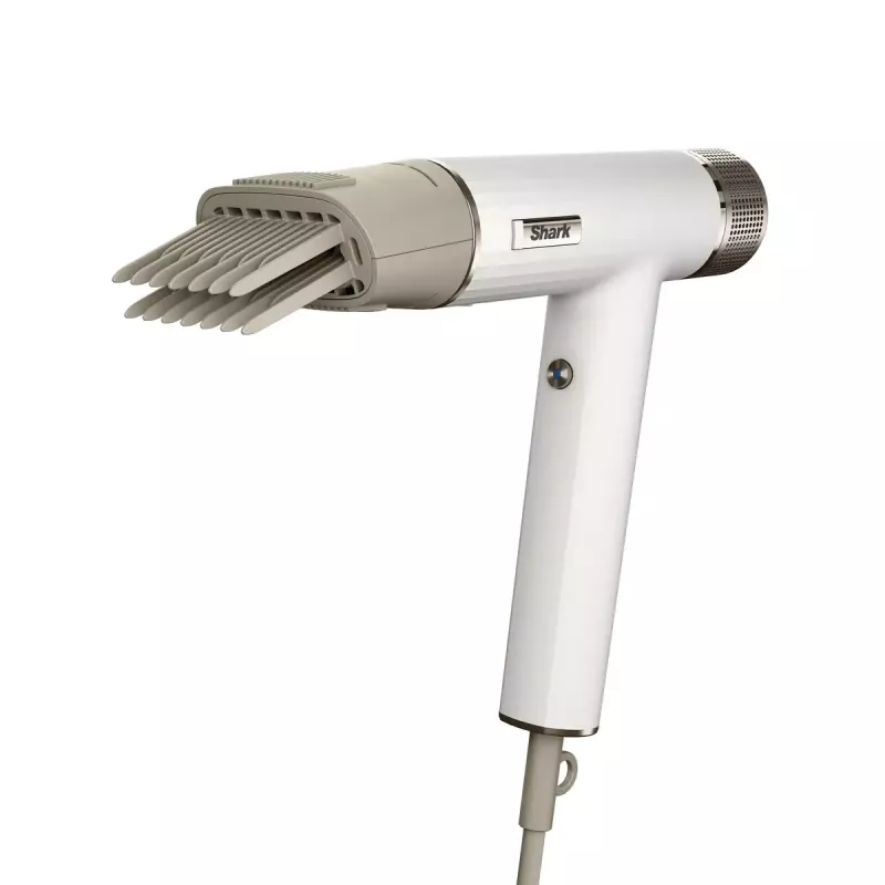 Multistyler Shark HD333EU moldeador de pelo 1700 W, blanco, 3 accesorios, ajustable 65–100 °C