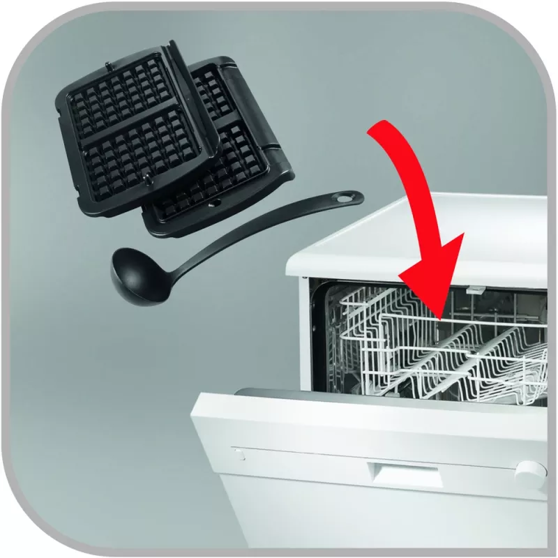 Placa para gofres Tefal XA7248 aluminio para OptiGrill Elite GC7508 accesorio compatible