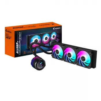 Refrigeración líquida todo en uno GIGABYTE AORUS WATERFORCE X II 360 3x120mm ventiladores ARGB