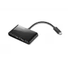 Lenovo Select GX91L84354 hub USB-C de 4 puertos, USB 3.0, negro