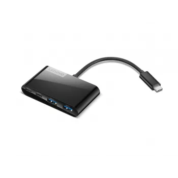 Lenovo GX91L84354 hub de interfaces USB 3.2 Gen 1 (3.1 Gen 1) Type-C 625 Mbit/s negro