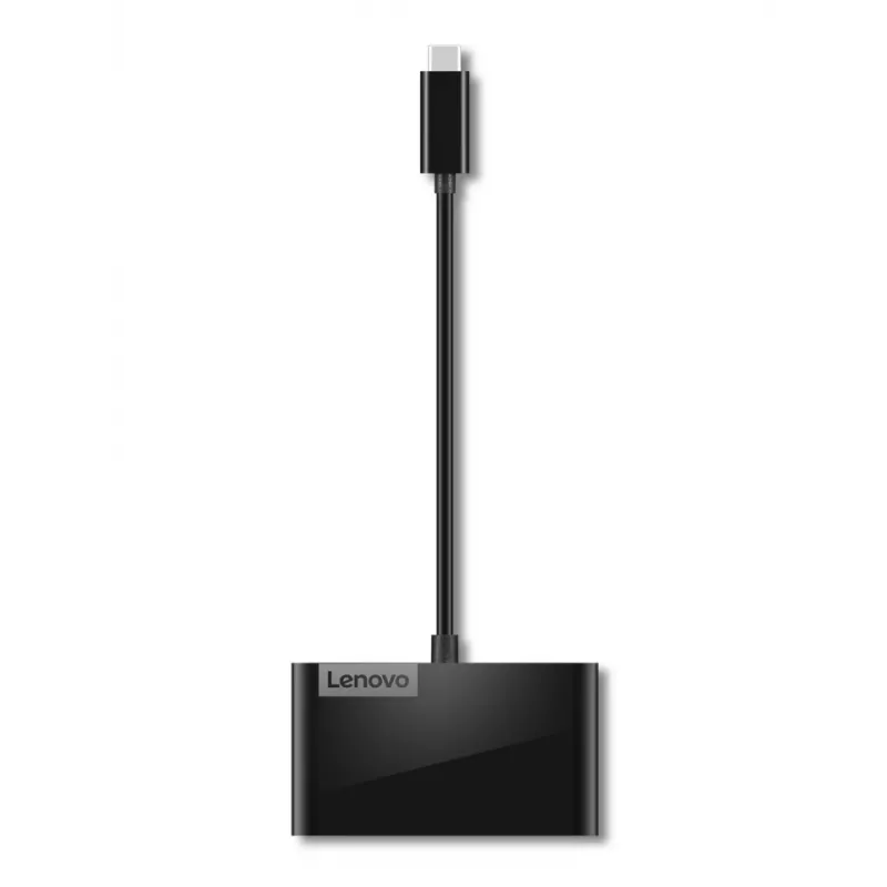 Lenovo Select GX91L84354 hub USB-C de 4 puertos, USB 3.0, negro