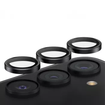 PanzerGlass ® Hoops® protector de lente de cámara negro Samsung Galaxy S24 | S23 | S23+