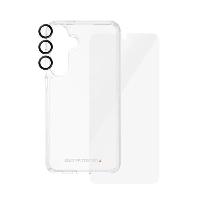 PanzerGlass ® pack de protección 3 en 1 Samsung Galaxy S24+ | Ultra-Wide Fit con EasyAligner