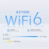 TP-Link 4G+ AX1500 Whole Home Mesh WiFi 6 Gateway, blanco, interno, router mesh, 190 m², dual band (2,4 GHz / 5 GHz), Wi-Fi 6 (802.11ax)