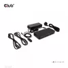 CLUB3D DisplayPort/HDMI conmutador KVM/dock 4K60Hz para entradas USB Type-C