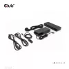 CLUB3D DisplayPort/HDMI conmutador KVM/dock 4K60Hz para entradas USB Type-C