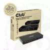 CLUB3D DisplayPort/HDMI conmutador KVM/dock 4K60Hz para entradas USB Type-C