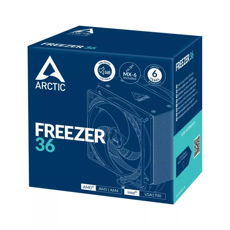ARCTIC Freezer 36 disipador de CPU de torre multicompatible