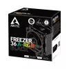 ARCTIC Freezer 36 A-RGB (negro) disipador de CPU de torre multikompatible con A-RGB