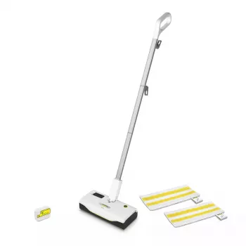 Limpiador a vapor Karcher SC 1 UPRIGHT, depósito de 0,2 l, 1300 W, 30 m²/h, 2,1 kg, blanco/negro