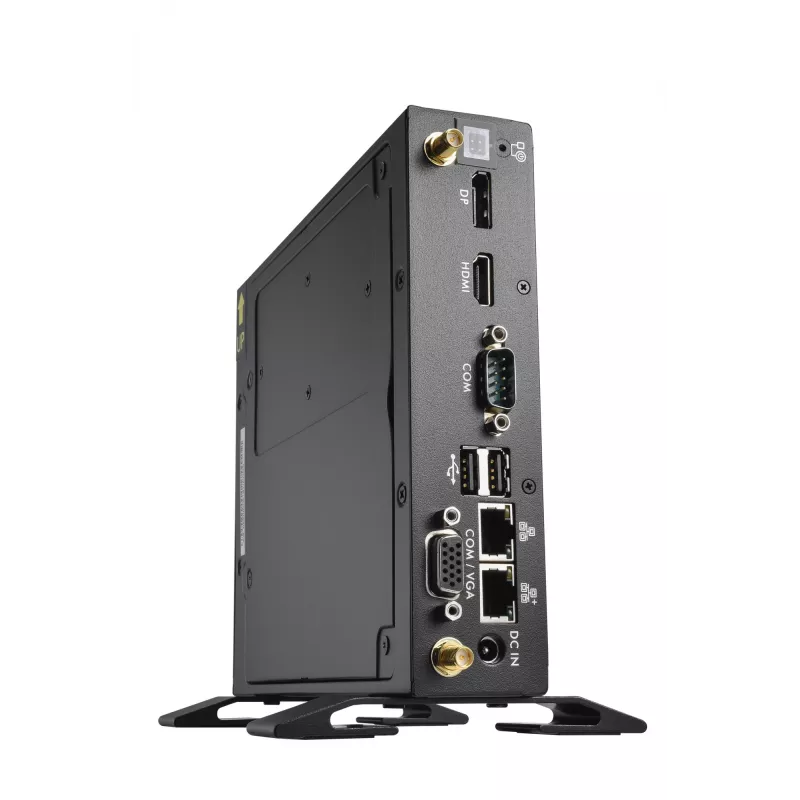 Shuttle XPC slim Barebone DS50U7, i7-1355U, 2x LAN (1x 2,5 Gbit, 1x 1 Gbit), 1x COM, 1x HDMI, 1x DP, 1x VGA, sin ventilador, funcionamiento continuo 24/7