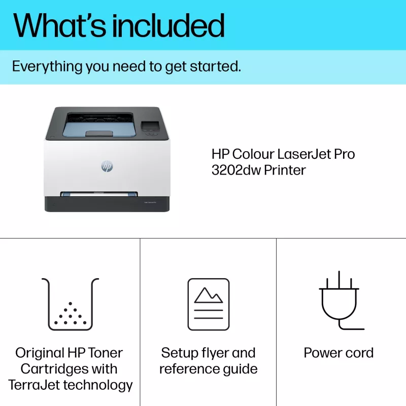 HP Color LaserJet Pro 3202dw, láser, color, 600 x 600 DPI, A4, 25 ppm, impresión a doble cara