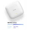 D-Link AX3000 punto de acceso PoE dual band Wi-Fi 6, 2.4 GHz, 5 GHz, 3000 Mbit/s, SNMP, SNMPv2, SNMPv3, WEP, WPA, WPA2, WPA3, 10,100,1000,2500 Mbit/s