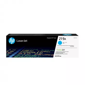 HP 219A cartucho de tóner original LaserJet cian, 1200 páginas, cian, 1 ud.
