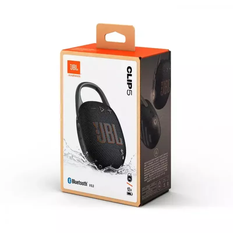 Altavoz portátil JBL Clip 5 negro