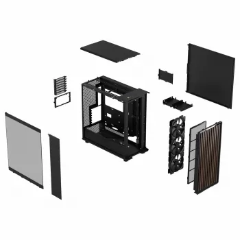 Caja de PC Fractal Design North XL Midi Tower negra