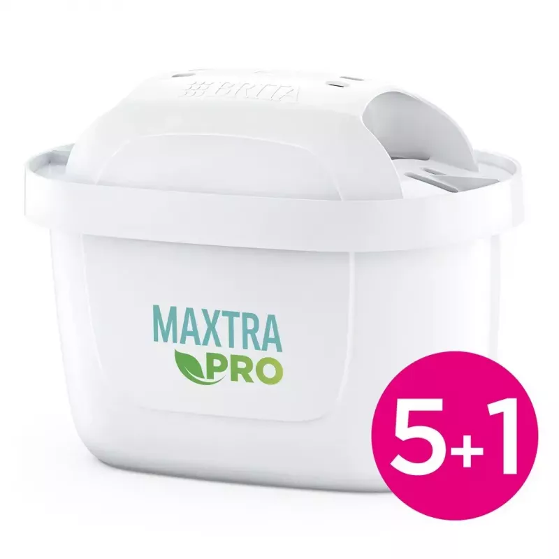Cartuchos filtrantes de agua BRITA MX+ Pro Pure Performance set de repuesto – 6 unidades, tecnología MAXTRA, capacidad 150 l, duración 1 mes