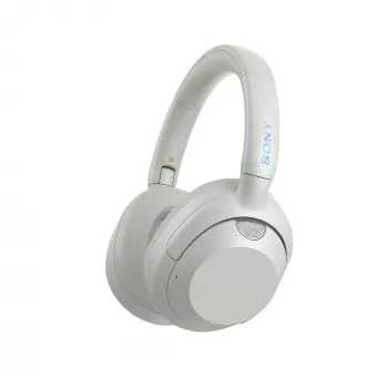 Auriculares Sony WH-ULT WEAR monoaurales, con cable y Bluetooth 5.2, ANC, batería 50 h (ANC desactivado), carga USB-C, blanco