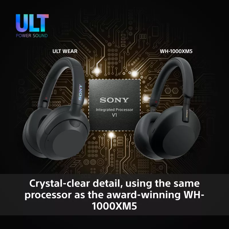 Auriculares Sony ULT WEAR monoaurales USB/Bluetooth 5.2, ANC, batería 30–50 h, 3,5 mm, carga USB‑C, 255 g
