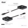 CLUB3D hub USB-C® a doble HDMI™ 4K60Hz M/H+PD3.0 100 W