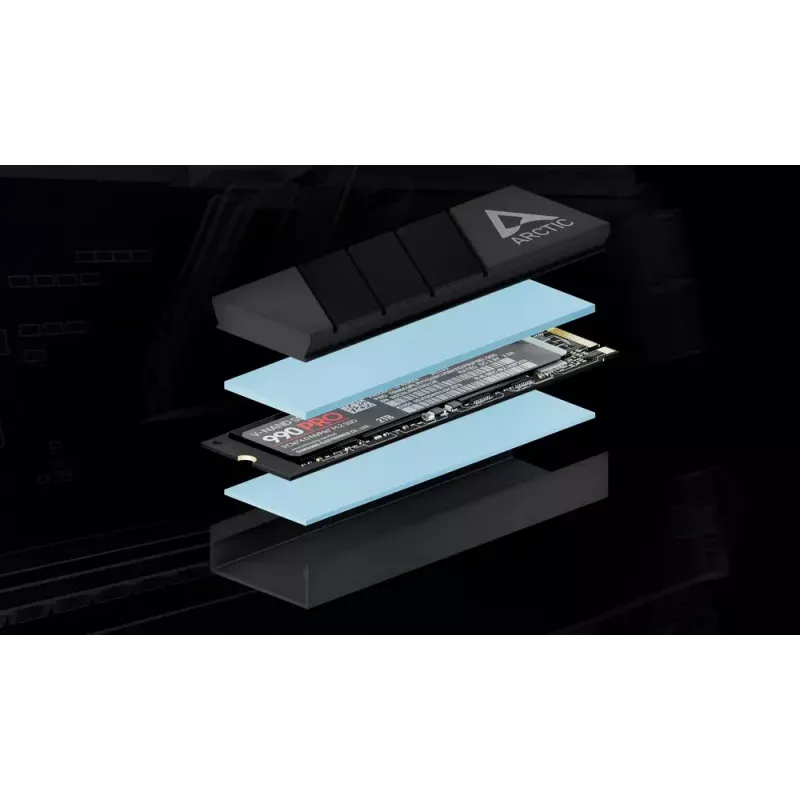 ARCTIC M2 Pro (negro) - disipador SSD para unidades M.2