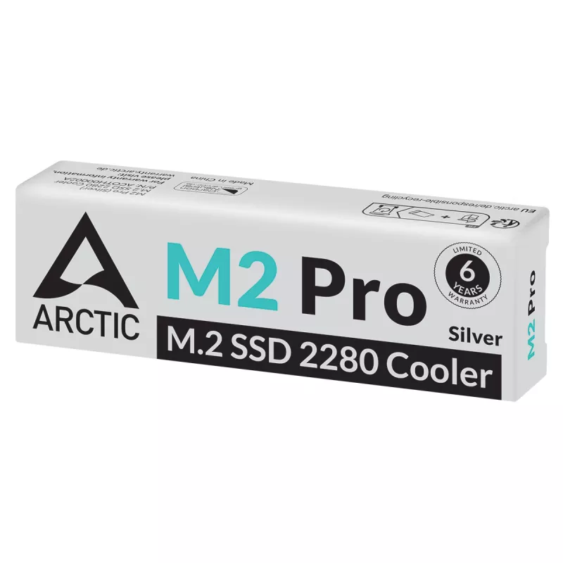 ARCTIC M2 Pro (plata) - disipador SSD para unidades M.2, disipador, plata