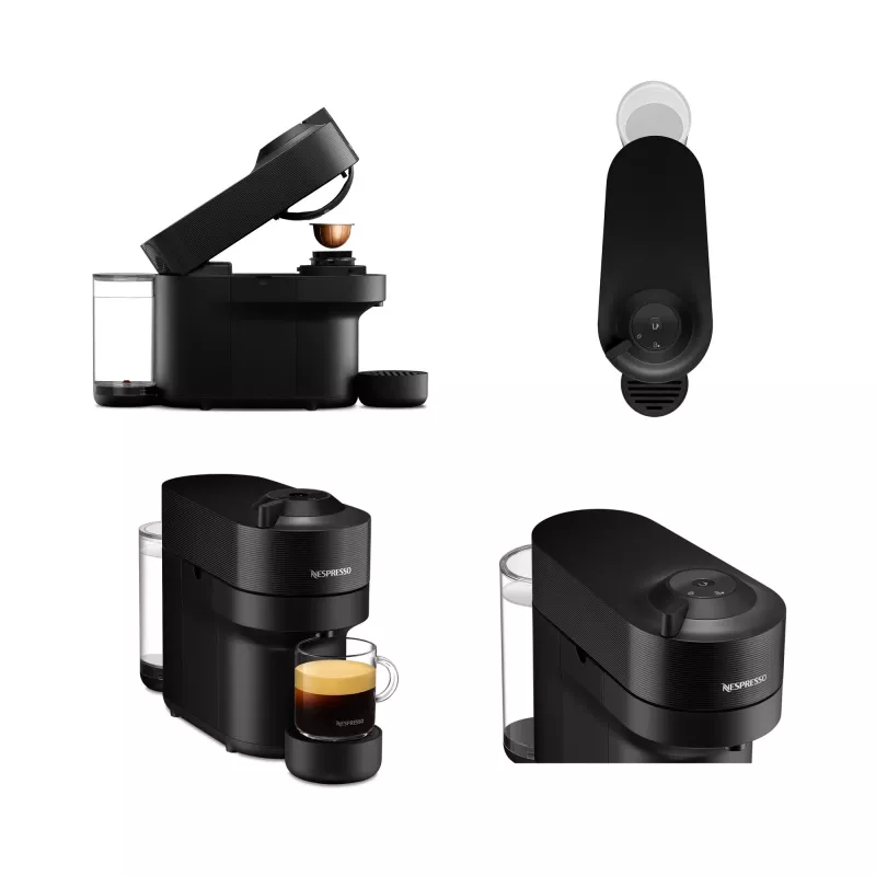 De'Longhi Nespresso Vertuo Pop ENV90.B cafetera, Liquorice Black (negra)