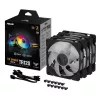 ASUS TUF GAMING TR120 ARGB 3IN1 negro refrigerador de aire para carcasa de ordenador 12 cm
