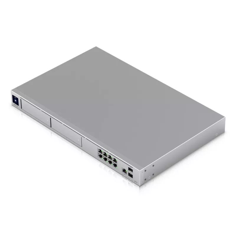Switch gestionado UBIQUITI UniFi Dream Machine Pro Max, 9 puertos 2.5G Ethernet, rack 1U, 2×SFP+, soporte 10G, 60W de potencia