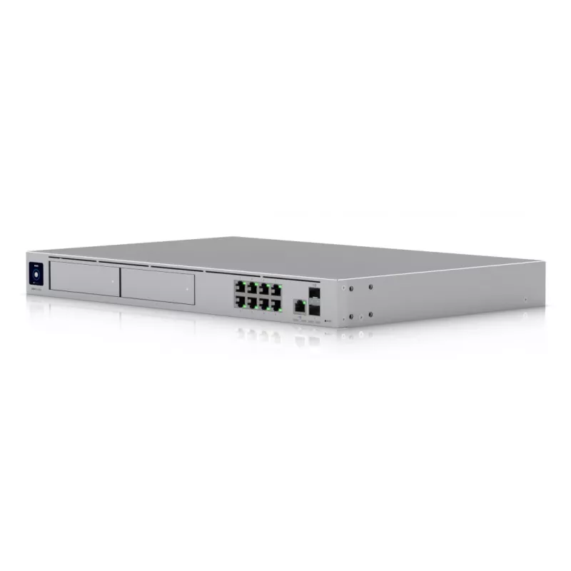 Switch gestionado UBIQUITI UniFi Dream Machine Pro Max, 9 puertos 2.5G Ethernet, rack 1U, 2×SFP+, soporte 10G, 60W de potencia