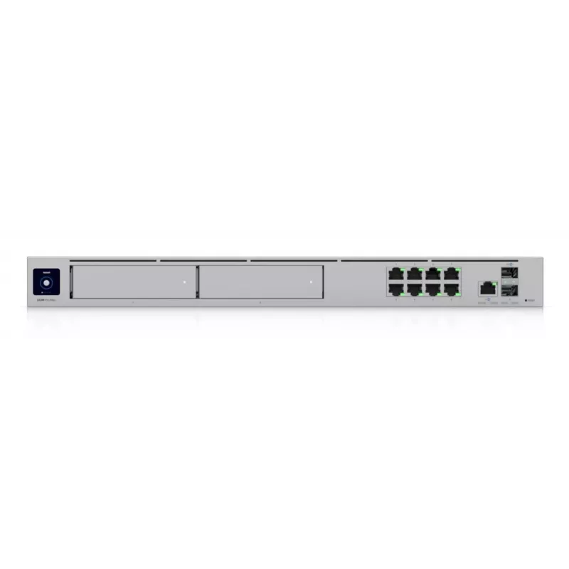 Switch gestionado UBIQUITI UniFi Dream Machine Pro Max, 9 puertos 2.5G Ethernet, rack 1U, 2×SFP+, soporte 10G, 60W de potencia