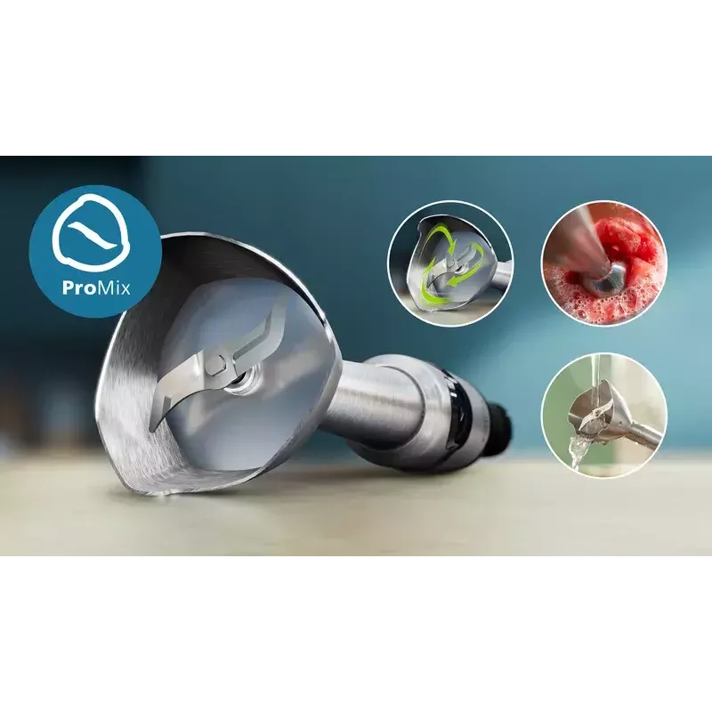 Batidora de mano Philips Serie 5000 HR2684/00 negra acero inoxidable