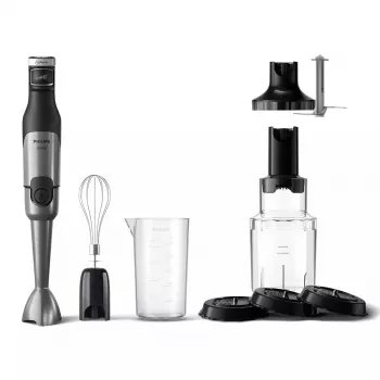 Batidora de mano Philips Serie 5000 HR2684/00 negra acero inoxidable