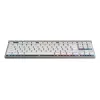 Teclado Logitech G G515 Gaming USB RF inalámbrico Bluetooth QWERTY US International blanco
