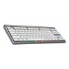 Teclado Logitech G G515 Gaming USB RF inalámbrico Bluetooth QWERTY US International blanco