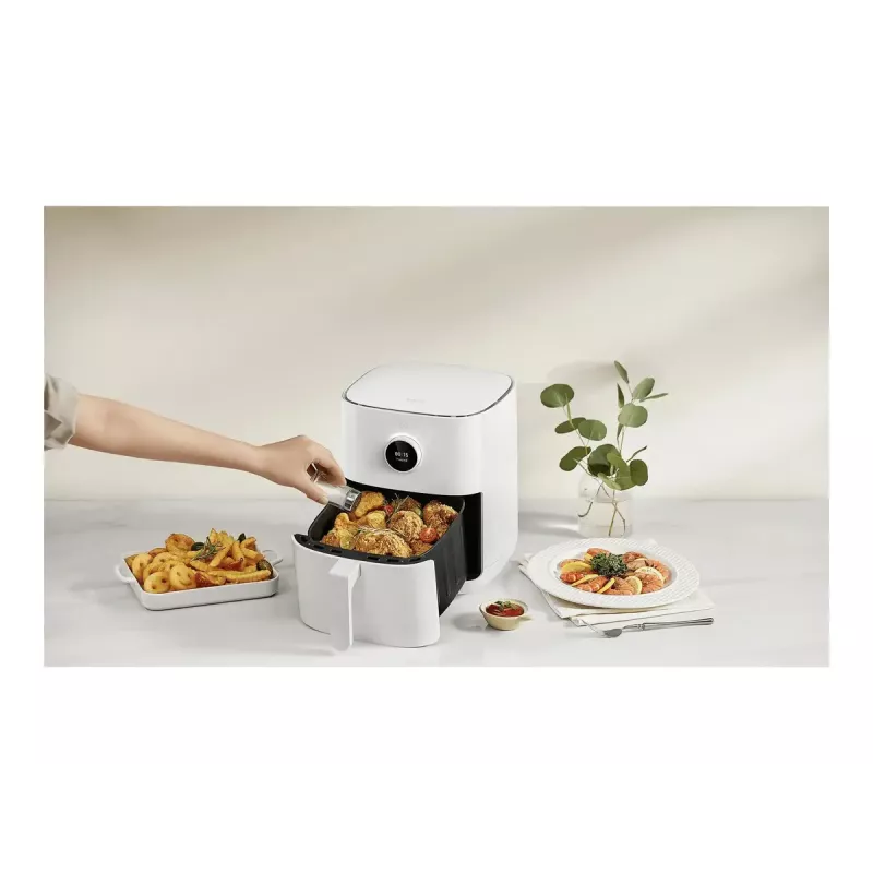Freidora de aire Xiaomi BHR8234EU 4.5 L 1500 W blanca, táctil OLED, control por app Wi‑Fi