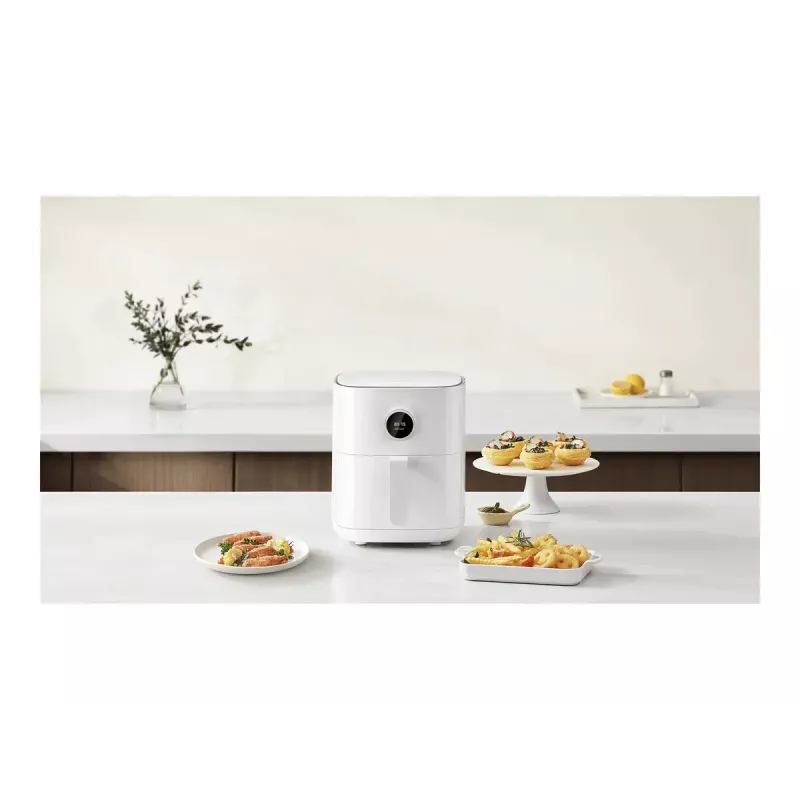 Freidora de aire Xiaomi BHR8234EU 4.5 L 1500 W blanca, táctil OLED, control por app Wi‑Fi