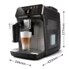 Cafetera espresso Philips EP4449/70 – superautomática, depósito de agua de 1,8 l, depósito de café en grano de 275 g, molinillo cerámico, 15 bar