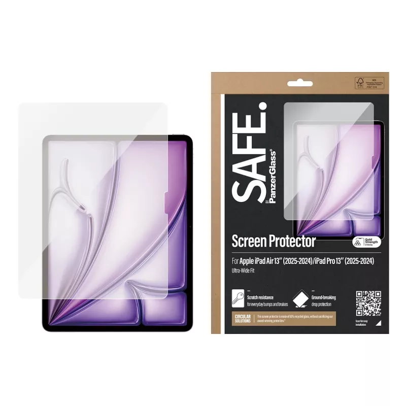 Protector de pantalla PanzerGlass SAFE. by ® iPad Air 13