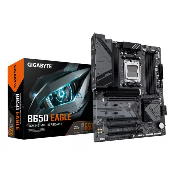 Placa base GIGABYTE B650 EAGLE ATX, chipset AMD B650, socket AM5, DDR5, 4x DIMM, 3x M.2, PCIe 5.0 x16