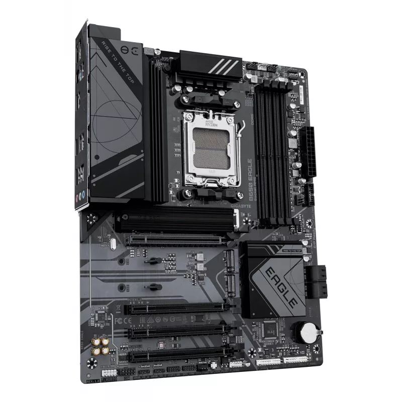 Placa base GIGABYTE B650 EAGLE ATX, chipset AMD B650, socket AM5, DDR5, 4x DIMM, 3x M.2, PCIe 5.0 x16
