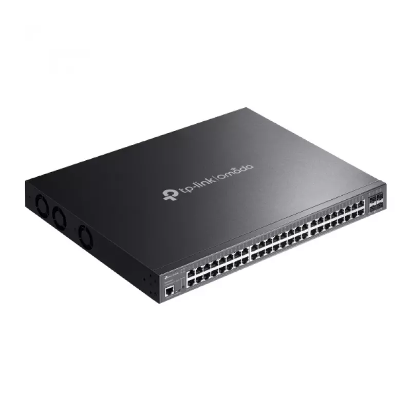 Switch de red TP-Link Omada SG3452XMPP gestionado L2+ Gigabit Ethernet (10/100/1000) Power over Ethernet (PoE) 1U negro