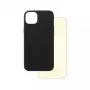 Funda PanzerGlass CARE by funda de moda negra iPhone 15 Plus transparente
