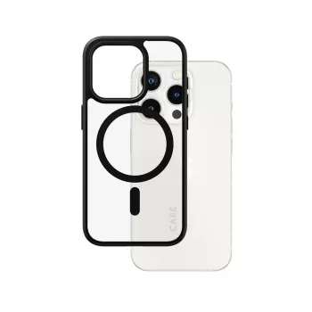 Funda PanzerGlass CARE™ by ® Urban Combat Case transparente con MagSafe negro para iPhone 15 Pro