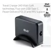Cargador de dispositivos móviles CLUB3D CAC-1918 universal negro AC 4 puertos USB Type-C